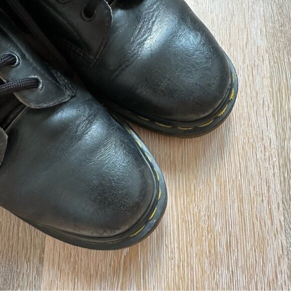 Vintage 90\'s 1460 Dr. Martens Made in England 8 Eyelet Black Boots -UK 8 (US 10) main image 14